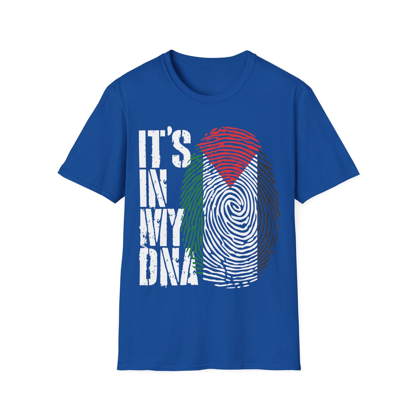 It's In My DNA Palestinian Shirt Arabic Gifts Palestine Flag T-Shirt For Men Women T-Shirt