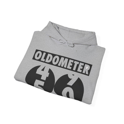 Funny Oldometer Odometer 50th Birthday Gift 50 yrs Old Joke Hoodie For Men Women Hoodie