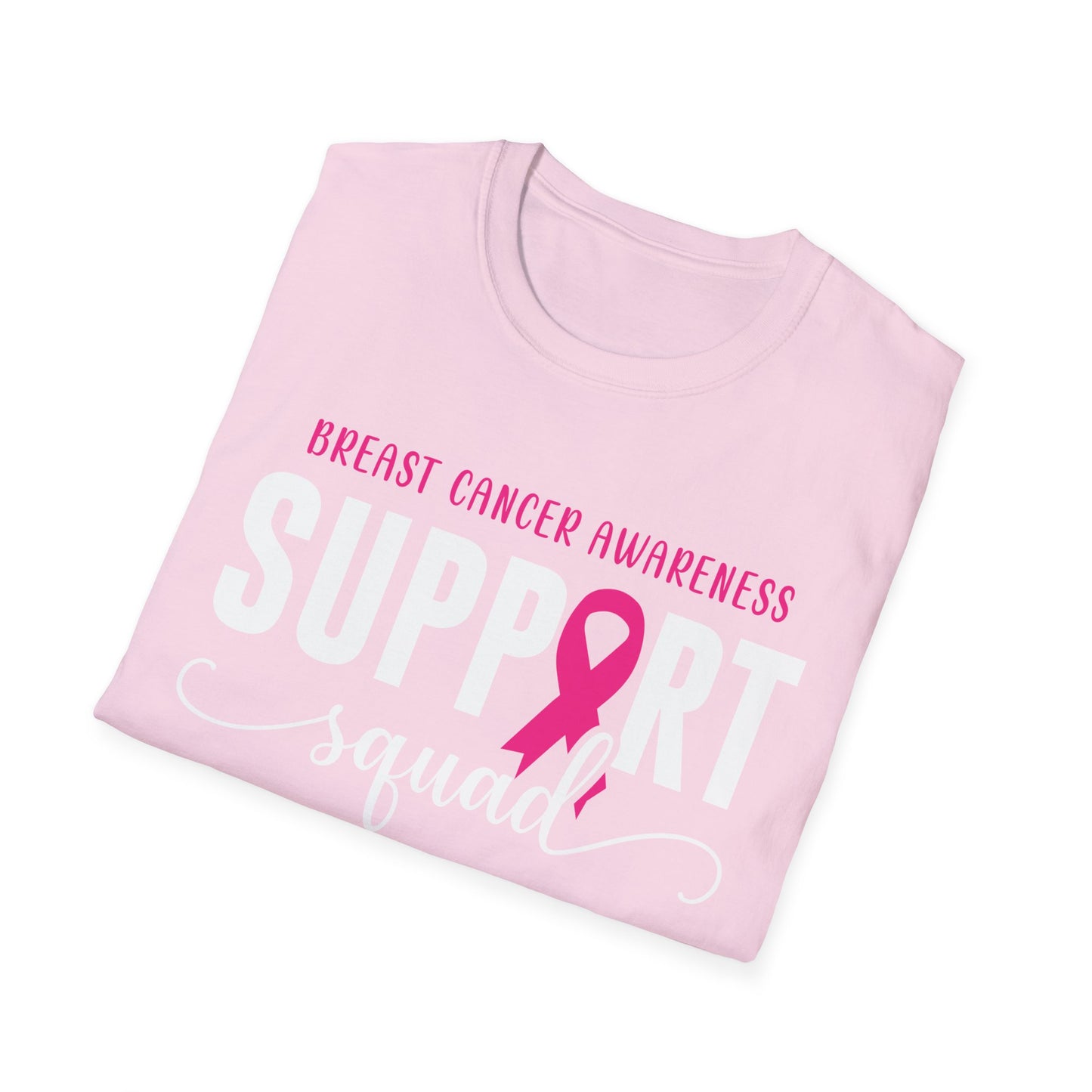 Breast Cancer Shirts Support Squad Tee Breast Cancer Awareness T-Shirt For Men Women