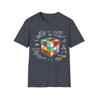 Melting Cube Speed Cubing Math Vintage Puzzle Youth Gifts T-Shirt