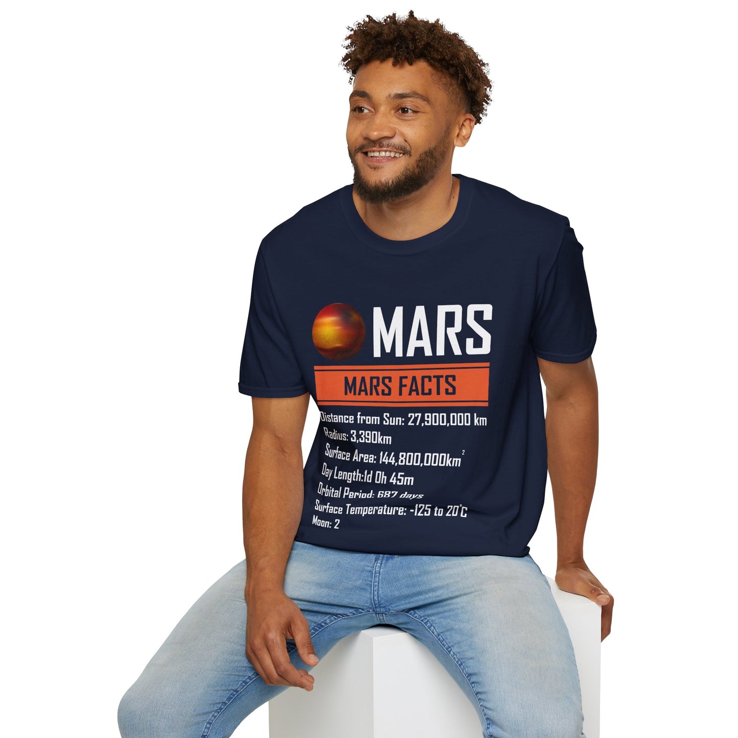 Mars Facts About Mars Planet Space Lover T-Shirt Men Women