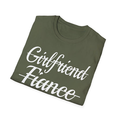 Funny Girlfriend, Fiance, Wife  Engagement Party Tee T-Shirt For Men T-Shirt