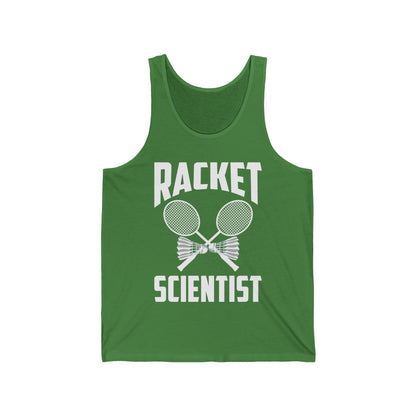 Funny Badminton Player Tank Tops Racket Scientist Badminton Gift Tank Tops for Men Women