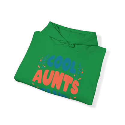 Cool Aunts Club Groovy Retro Smile Aunt Auntie Funny Mother's Day Hoodie