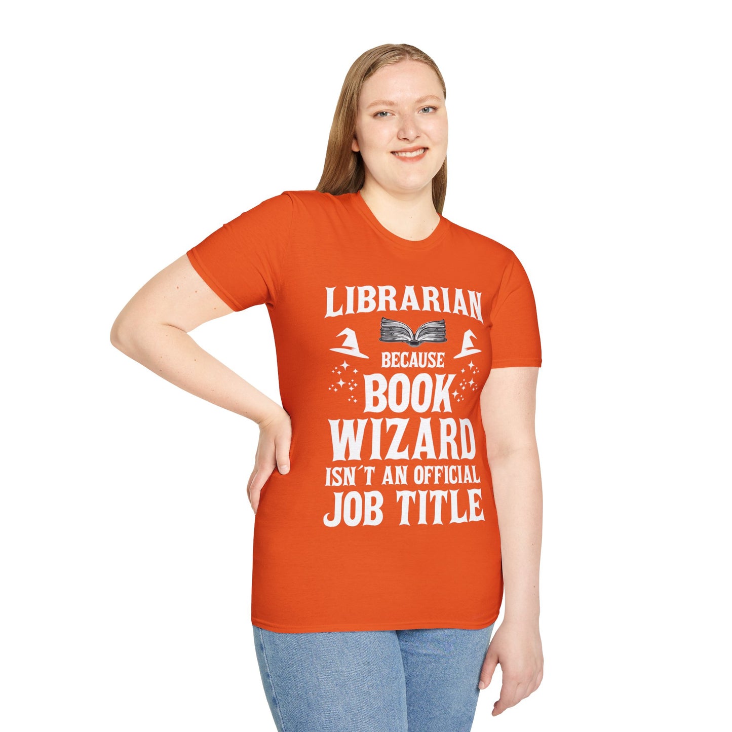 Cool Librarian Book Wizard Art For Men Women Read Library Book Lovers T-Shirt