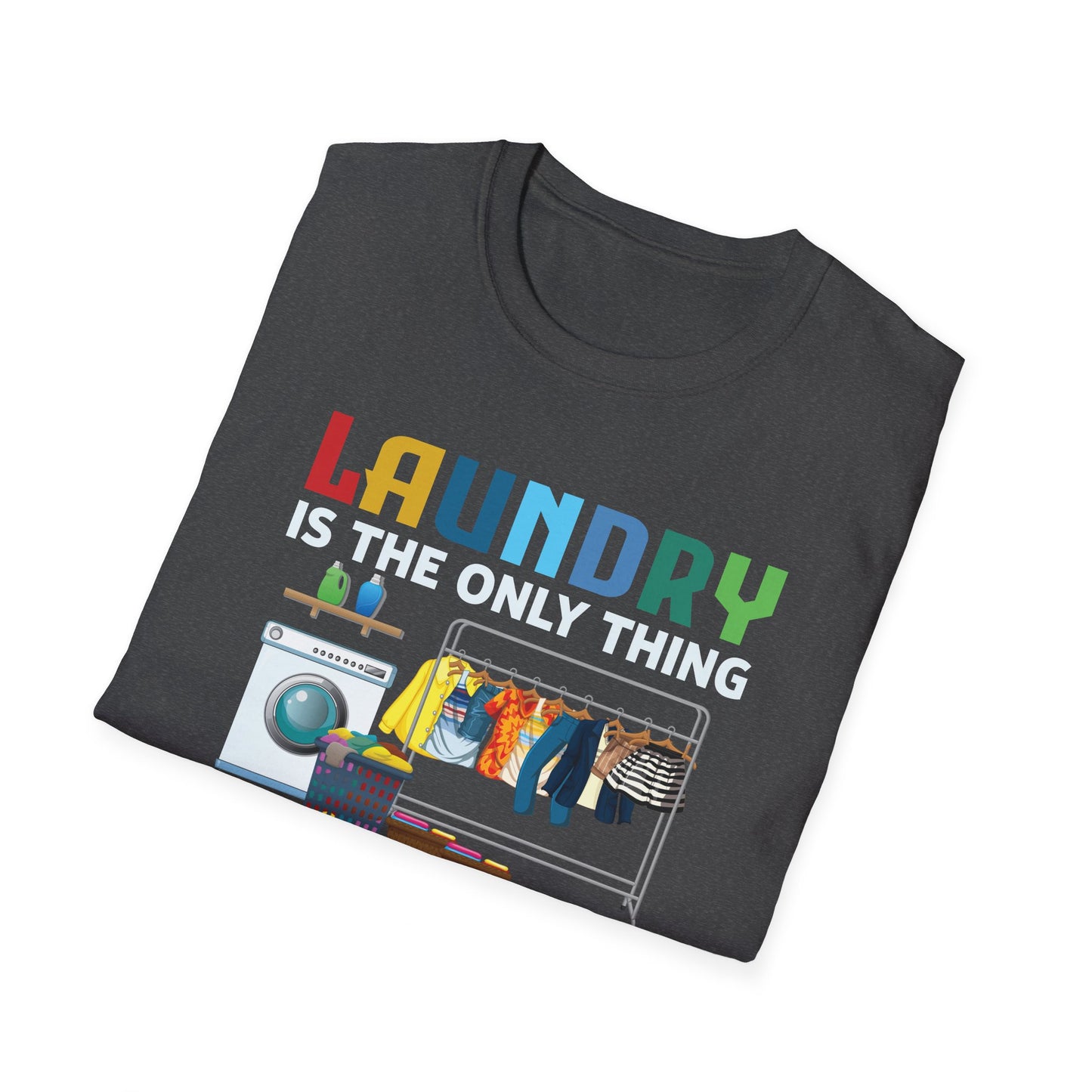 Funny Laundry The Only Thing Separated By Color Black Pride Anti-Racism T-Shirt