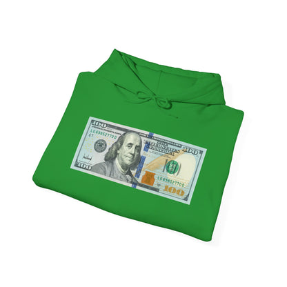 Funny Pro Trump 100 Dollar Bill Donald Trump Signature 4th of July American Patriot Support Trump Gift Hoodie