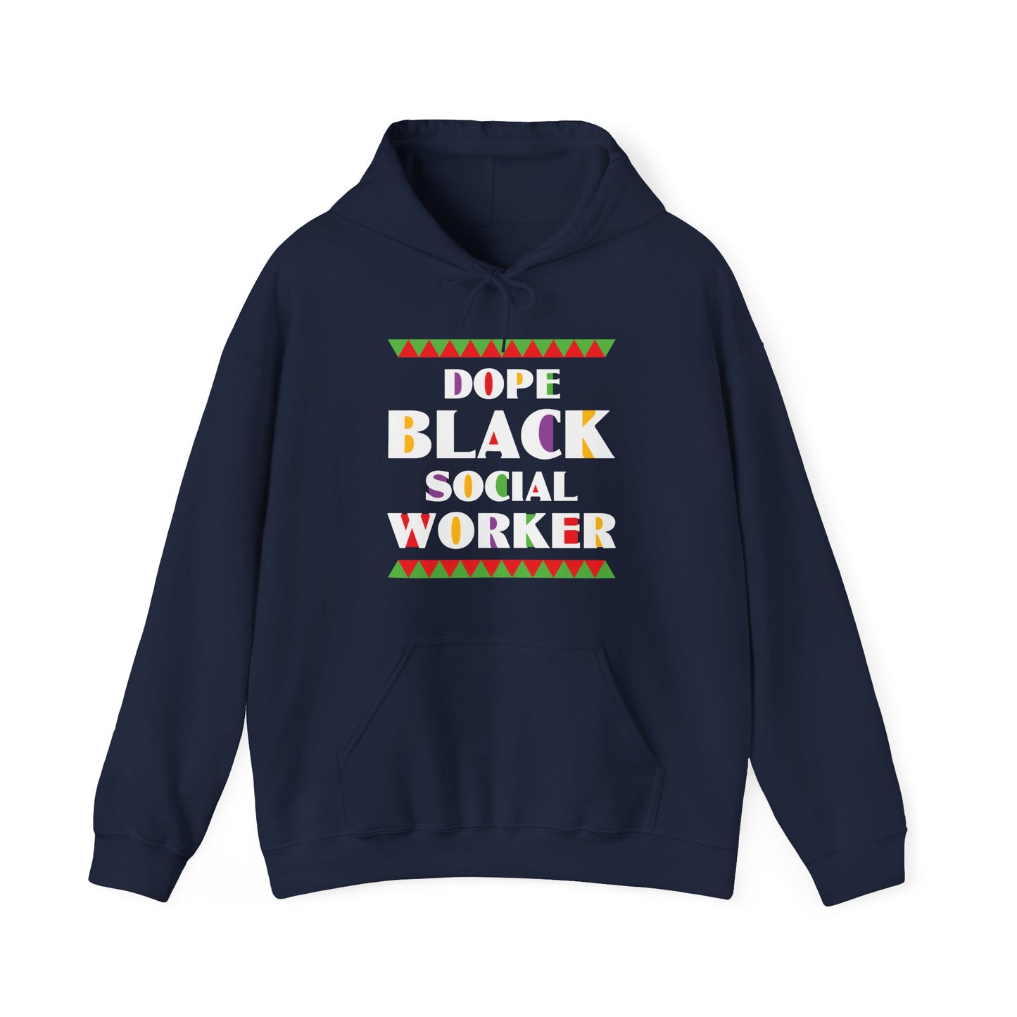 Dope Black Social Worker African American Job Proud Hoodie For Men Women Hoodie