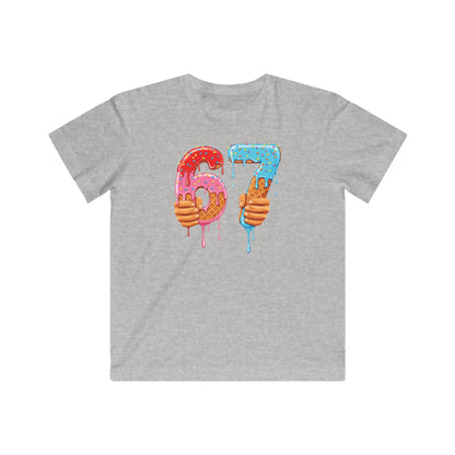 6 7 Meme Ice Cream Drip Funny Gen Alpha Slang Trending T-Shirt