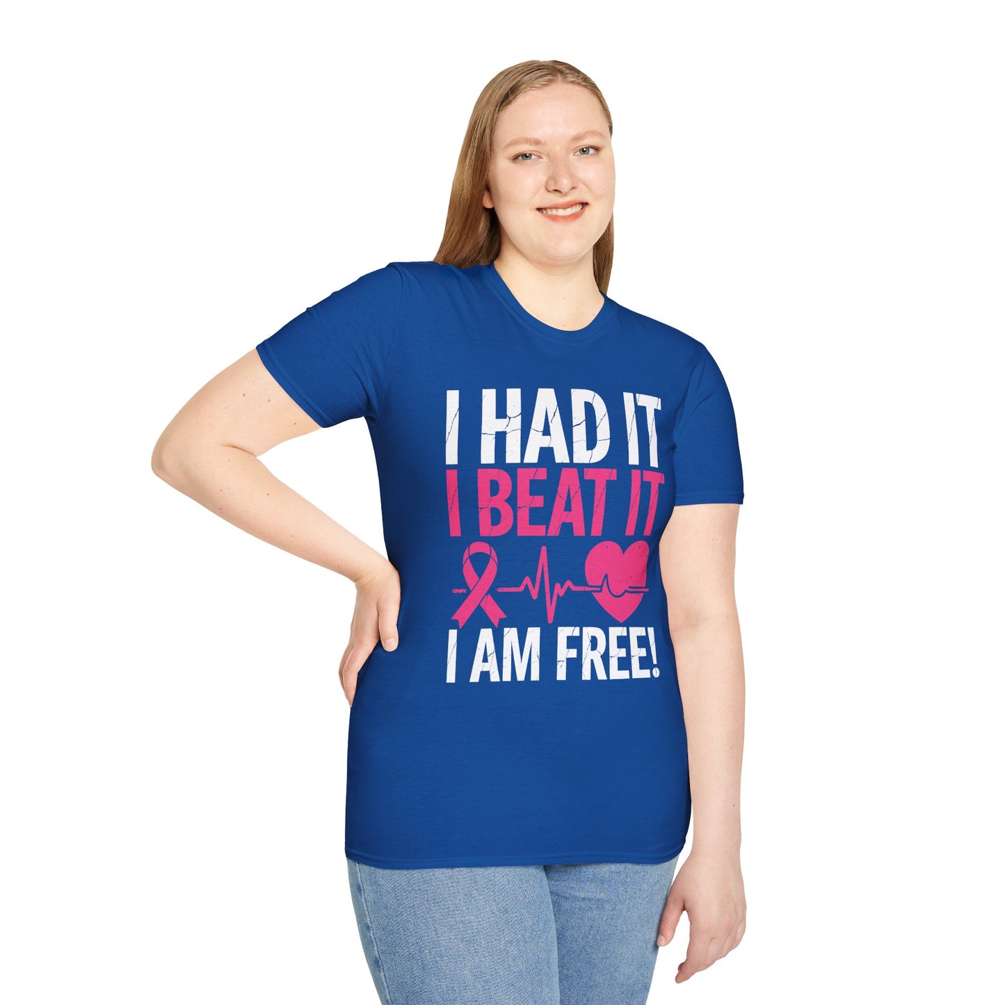 Funny I Had It I Beat It I Am Free Breast Cancer Survivor T-Shirt For Men Women