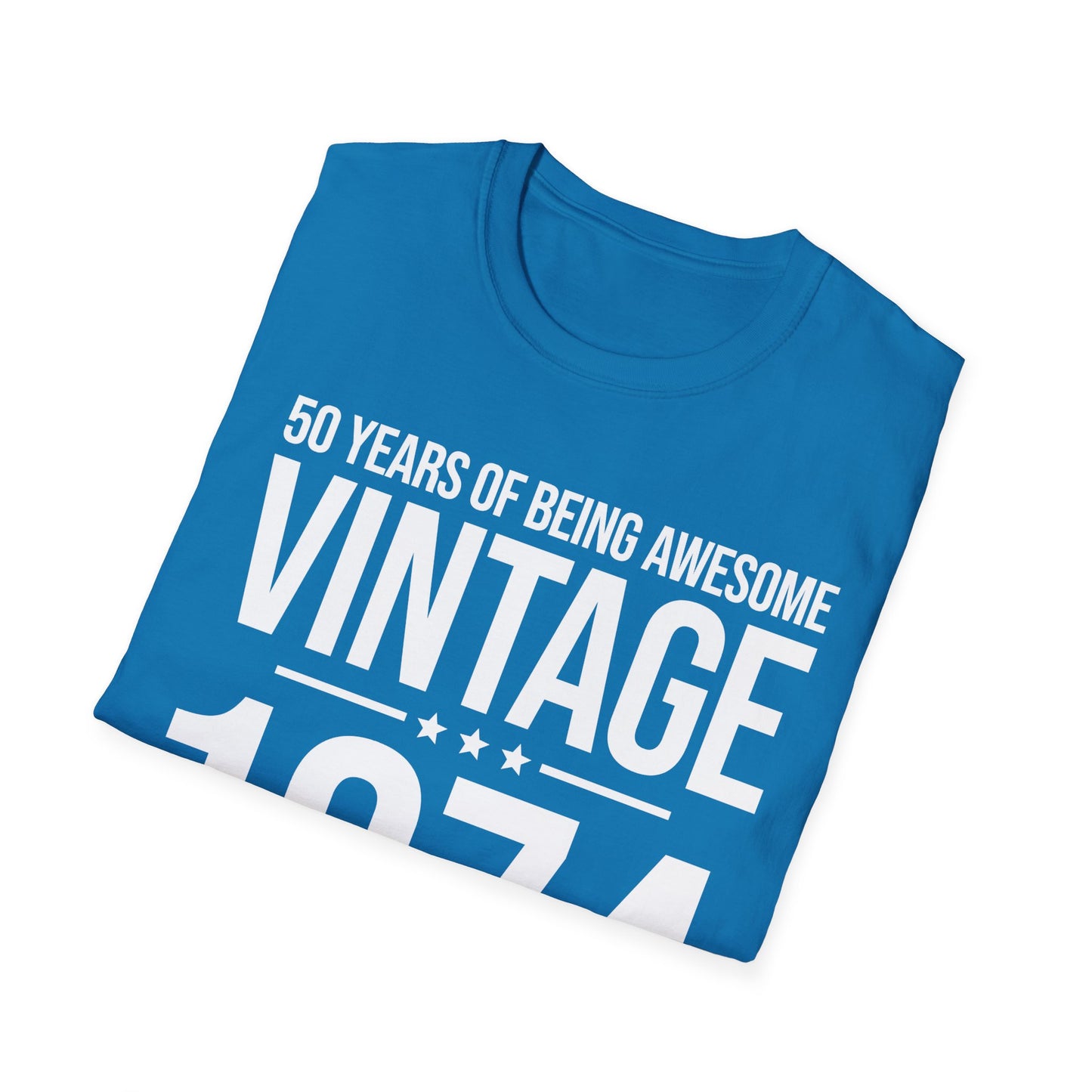 50 Year Old Gifts Vintage 1974 50 Years Awesome 50th Birthday T-Shirt