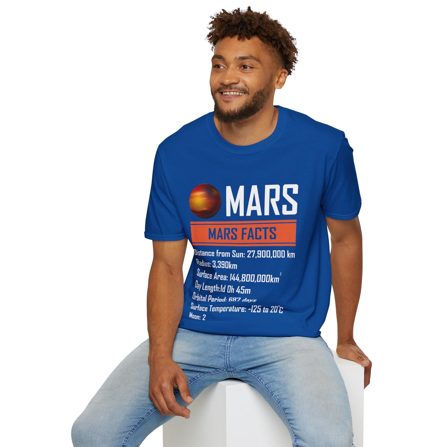 Mars Facts About Mars Planet Space Lover T-Shirt Men Women