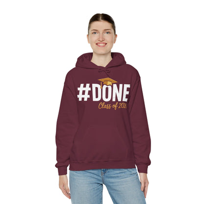 #Done Class of 2026 Graduation So Done Senior 2026 Grad Hoodie For Men Women