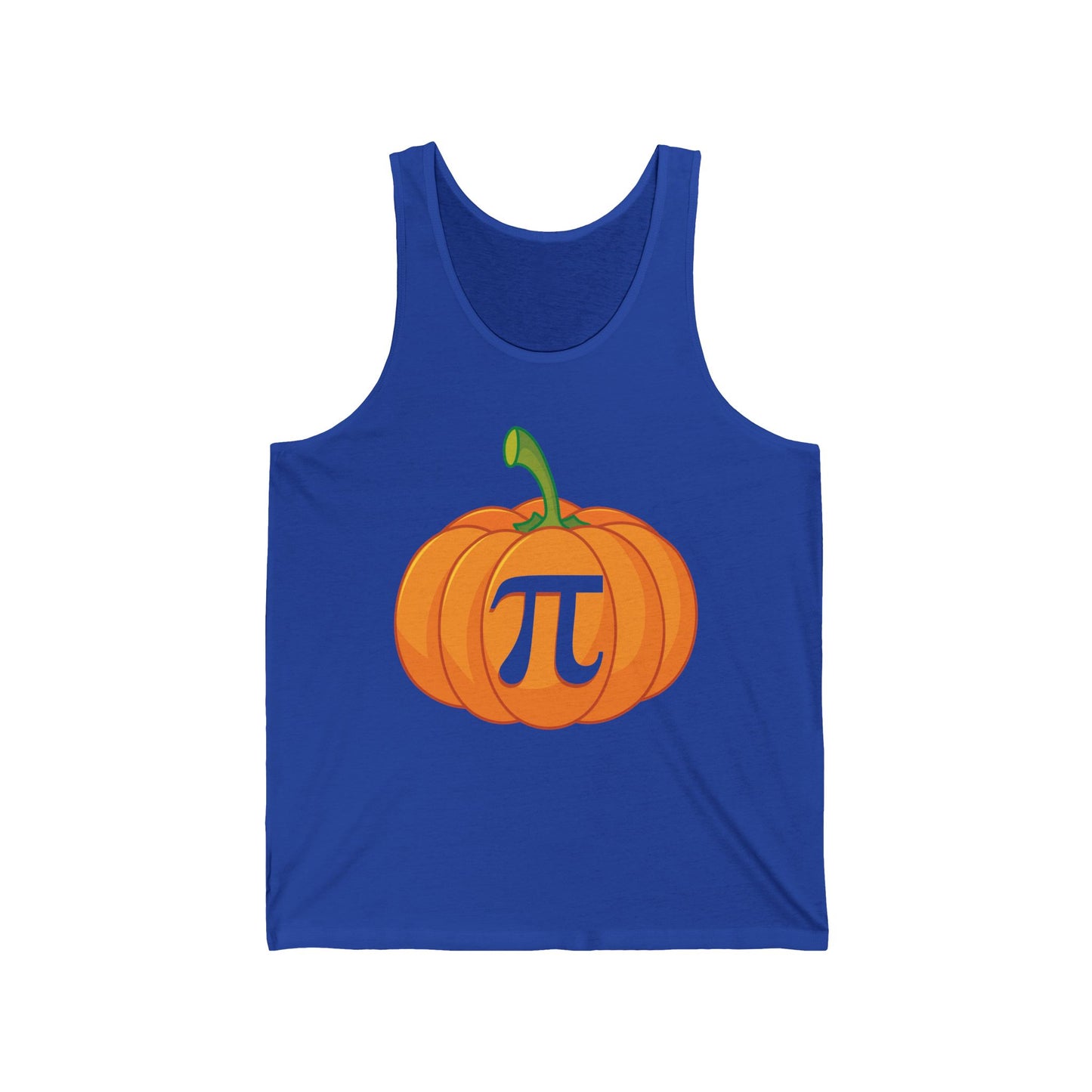 Funny Math Geeks Math's Pumpkin Pie Pi Halloween Christmas Tank Top Men Women Kids