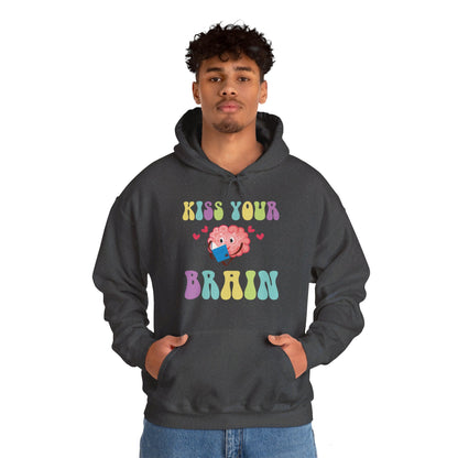 Funny Back To School Kiss Your Brain Cute Teacher Appreciation Hoodie For Men Women Hoodie