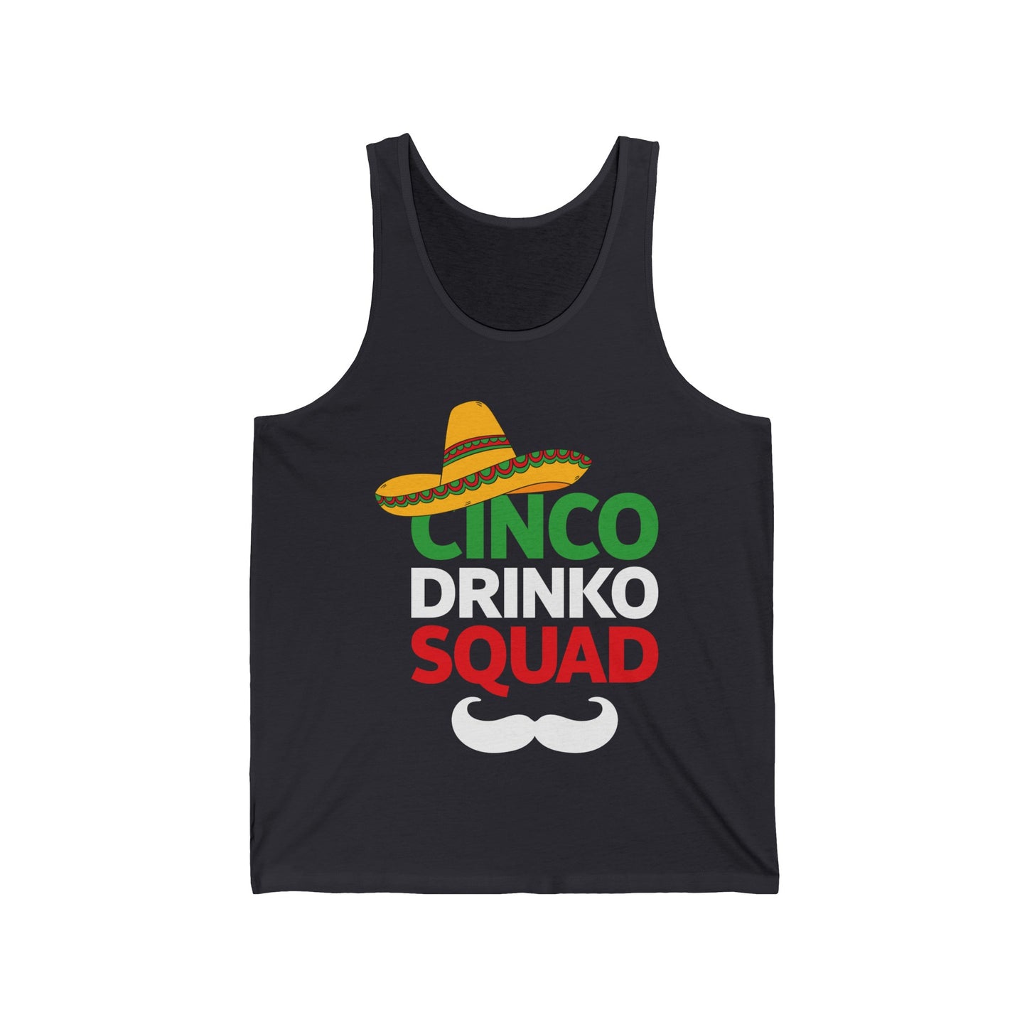 Funny Cinco Drinko Squad Party Mexican Fiesta Cinco de Mayo Tank Tops For Men Women