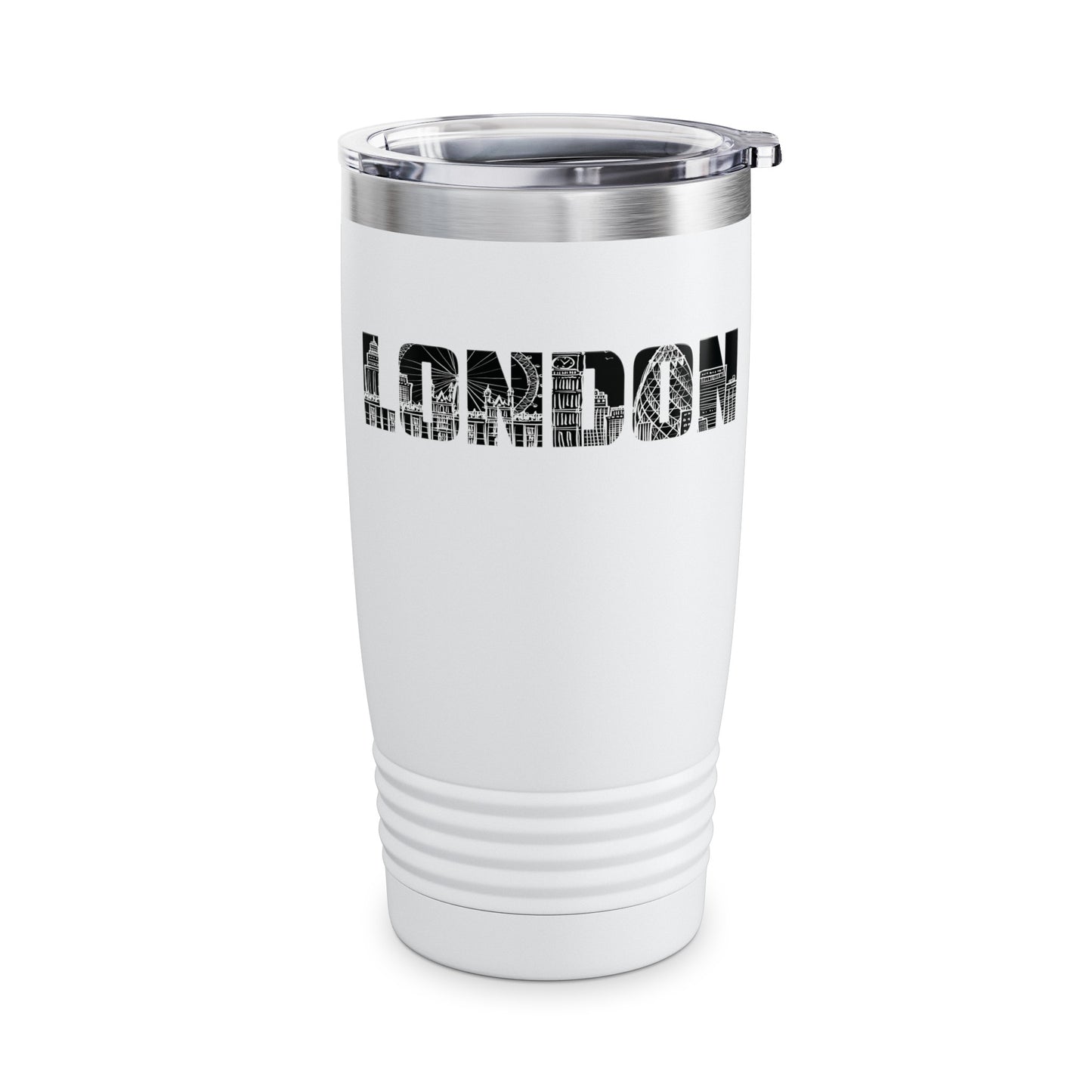 London England Souvenir Flag Phonebooth Double-Decker Bus Tumbler For Men Women Tumbler