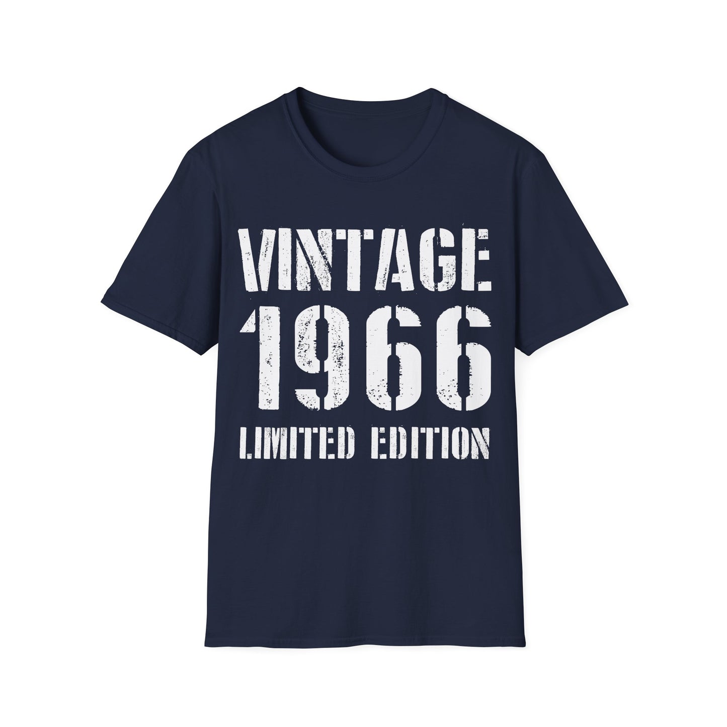 Funny Vintage 1966 60th Birthday Gifts 60 Year Old T-Shirt For Men Women