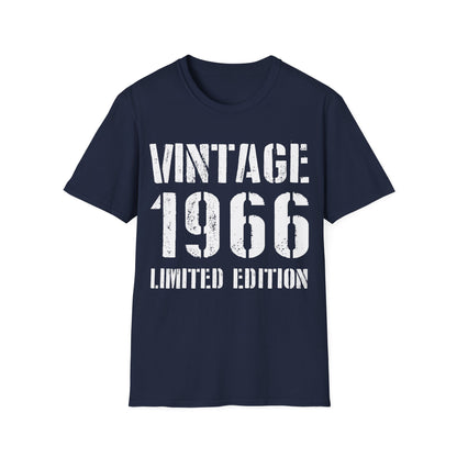 Funny Vintage 1966 60th Birthday Gifts 60 Year Old T-Shirt For Men Women