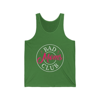 Funny Bad Moms Clubs New Mom Mother Hustler Sarcastic Woman Gift Tank Tops