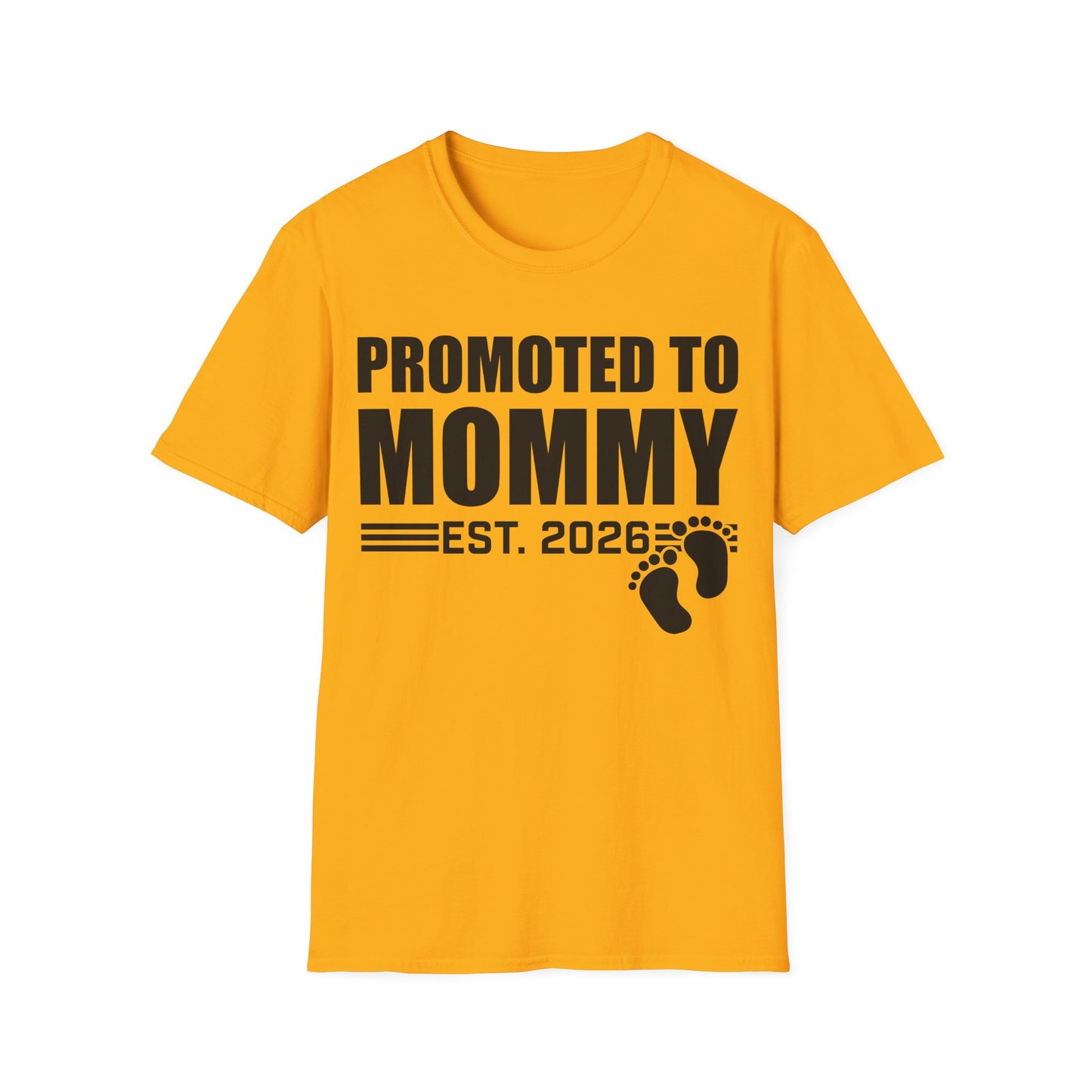 Promoted To Mommy 2026 Pregnancy Announcement Mothers Day Mom To Be T-shirt
