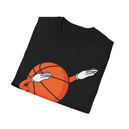 Funny Dabbing Basketball Dancing Ball Game In Shoes T-Shirt For Men Women T-Shirt