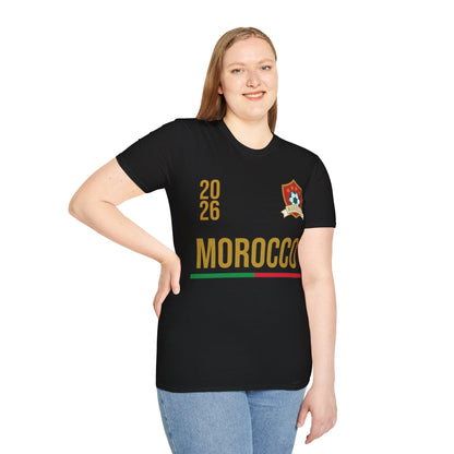 Moroco Soccer Tee Flag Football Shirt Gift USA 2026 T-Shirt