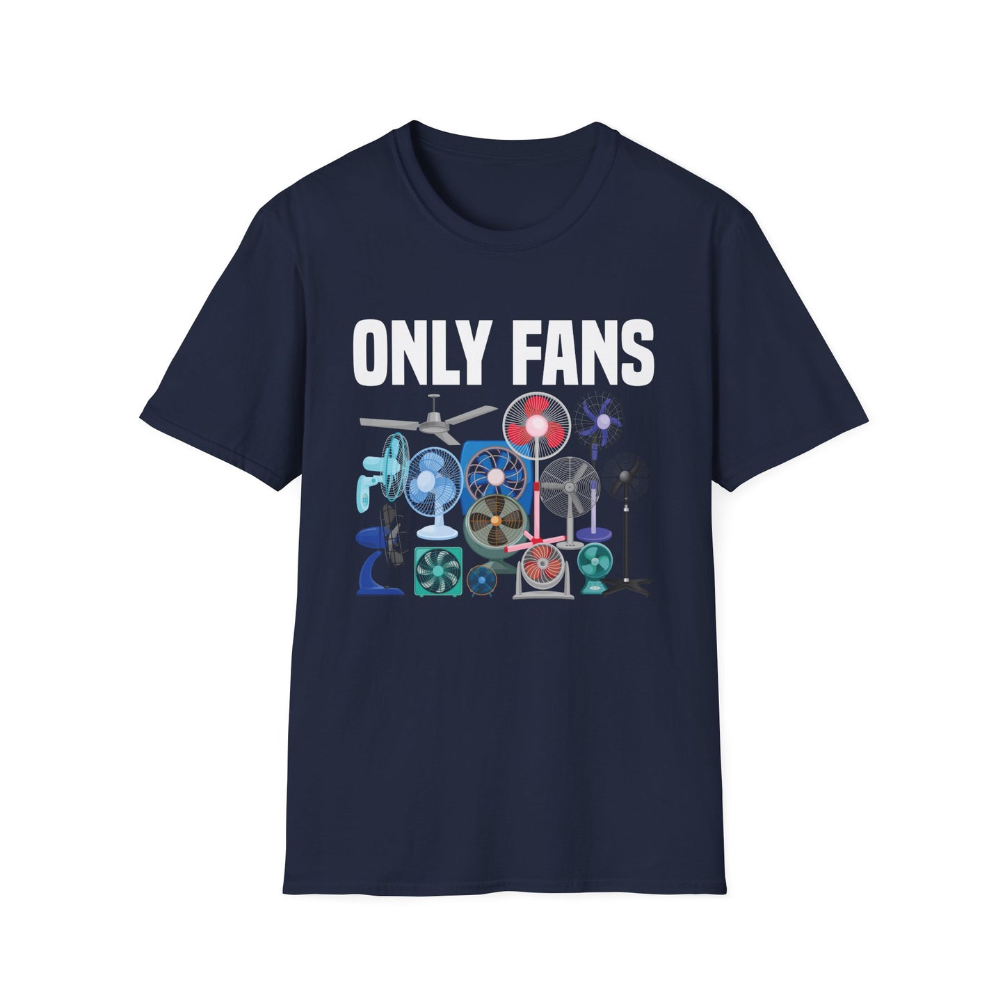Funny Only Fans Joke Only Art Fans Womens Only Fans Joke T-Shirt