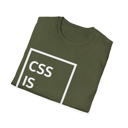 CSS Is Awesome Programmer Web Front End Developer Tshirt