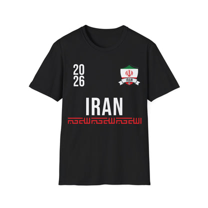 Iran Soccer Tee Flag Football Shirt Gift USA 2026 T-Shirt