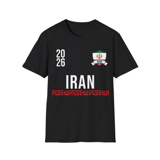 Iran Soccer Tee Flag Football Shirt Gift USA 2026 T-Shirt