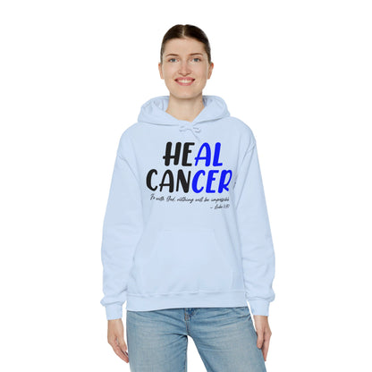 Colon Cancer Faith Bible Verse CRC Awareness Support Heal Family Hoodie For Men Women