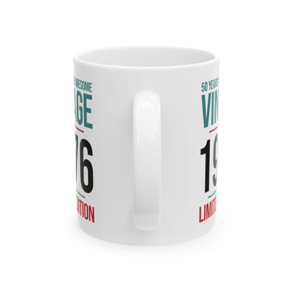 50 Year Old Gifts Vintage 1976 50 Years Awesome 50th Birthday Coffee Mug
