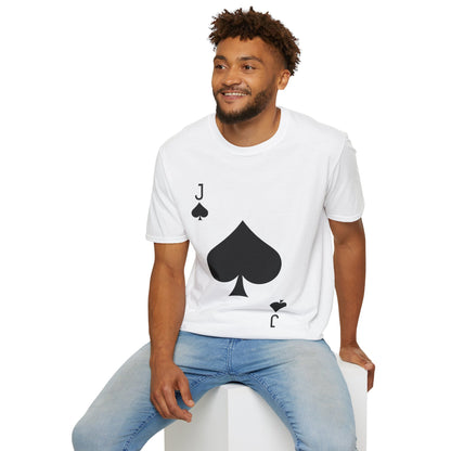 Jack of Spades Deck of Cards Halloween Costume  T-Shirt For Men