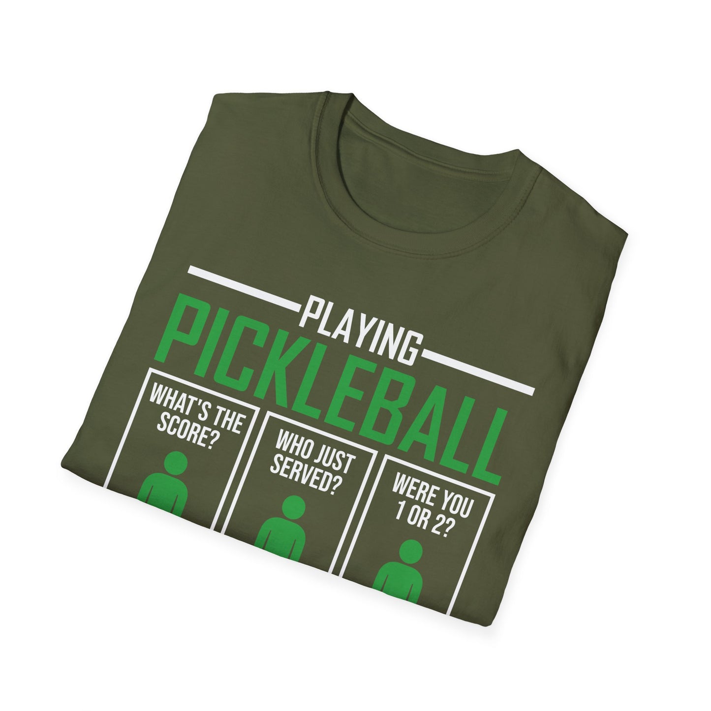 Funny Playing Pickleball Improves Memory Dink Player T-Shirt for Men Women