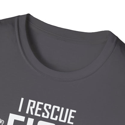 I Rescue Fish from Water and Beer from Bottles Fishing Weekend Fisherman T-Shirt