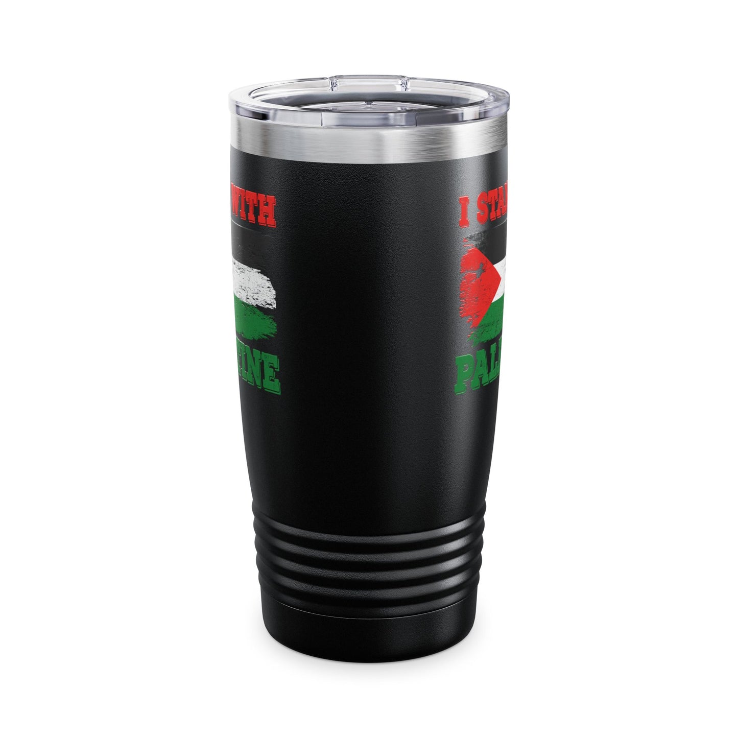 I Stand With Palestine Free Palestine Flag Gaza Palestinian Flag Tumbler For Men Women Tumbler