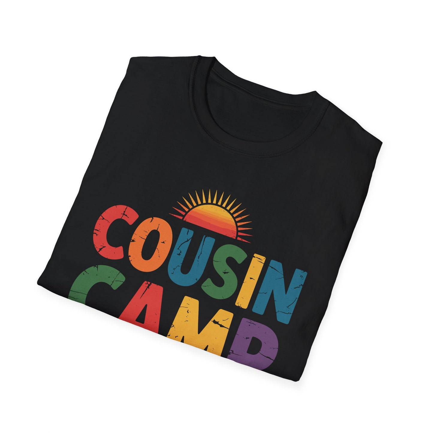 Cousin Camp 2026 Camping Campfire Summer Vacation Family T-Shirt