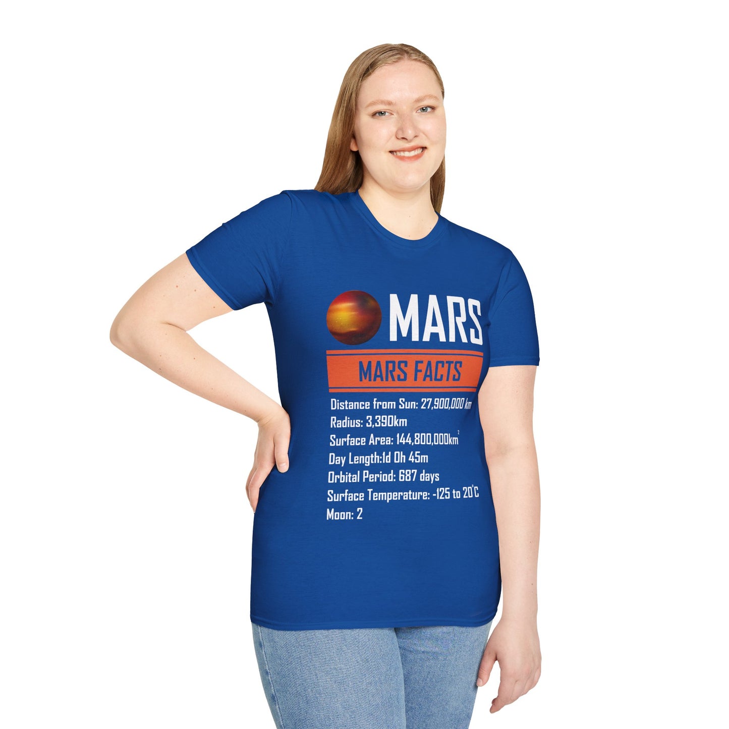 Mars Facts About Mars Planet Space Lover T-Shirt Men Women