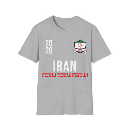 Iran Soccer Tee Flag Football Shirt Gift USA 2026 T-Shirt