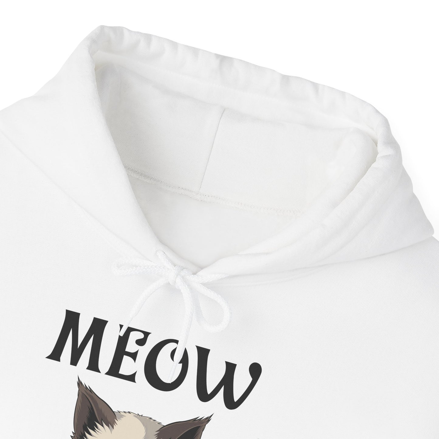 Meowstache Cat Mustache Moustache Beard Bearded Kitten Lovers Hoodie For Men Women Hoodie