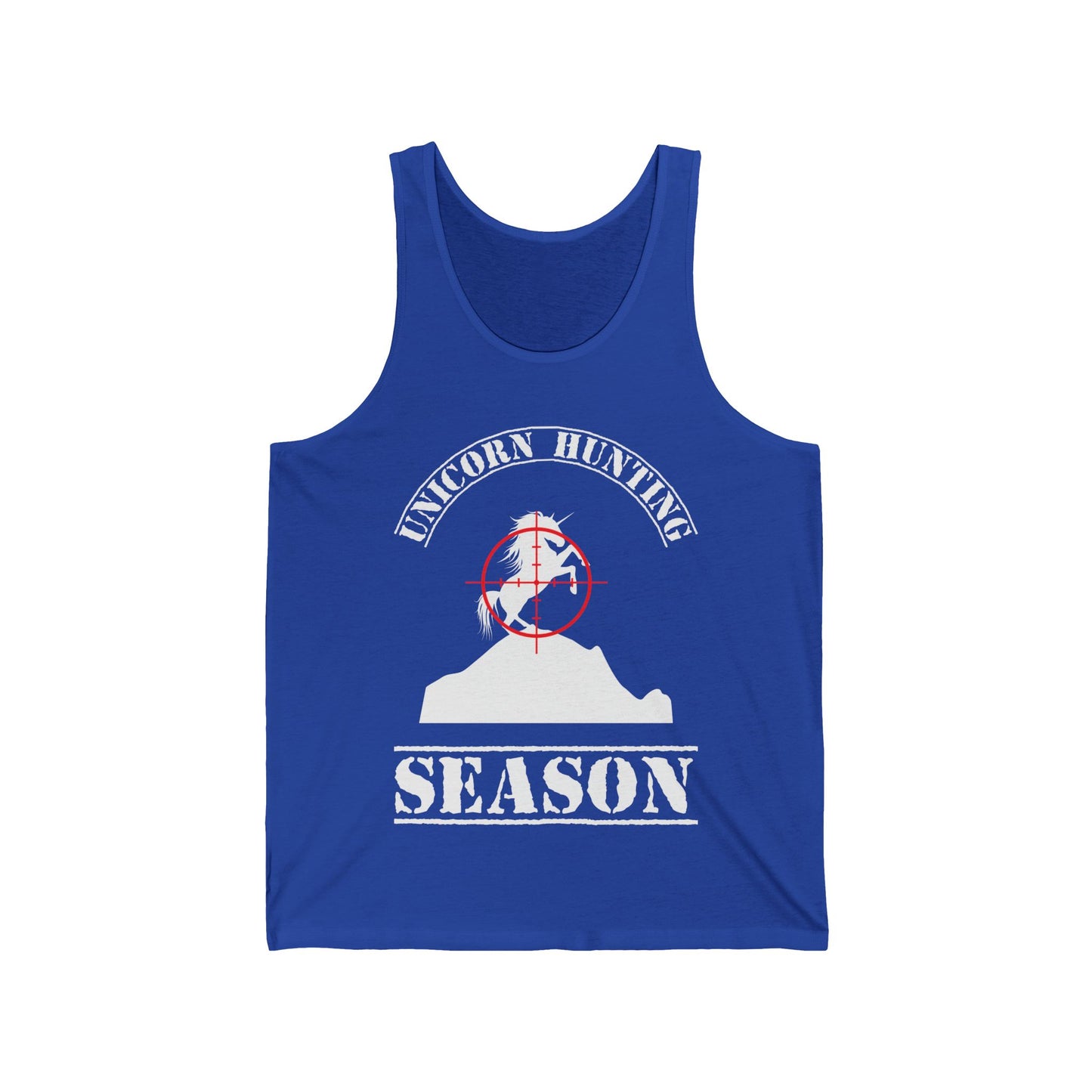 Funny Unicorn Hunting Season Inquire Within Hunting Tank Top Men Women