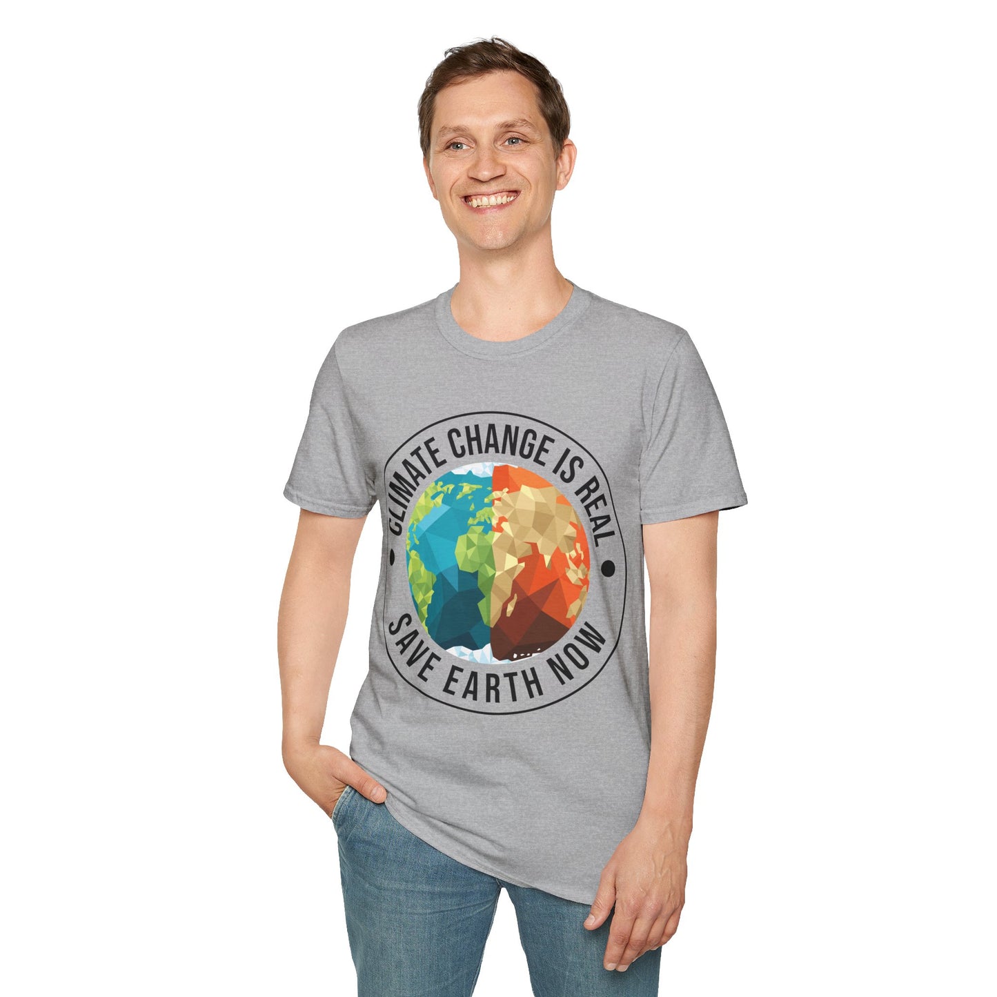 Climate Change Is Real Environmentalist Earth Advocate Save the Earth T-Shirt Men Women