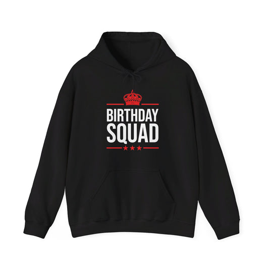 Funny Birthday Squad For Birthday Celebration Hoodie For Men Women Kids