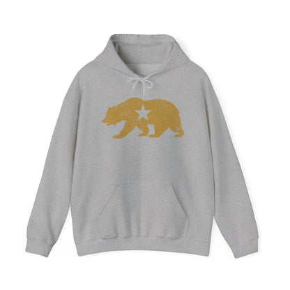California Golden State Bear Vintage Distressed Graphic Hoodie