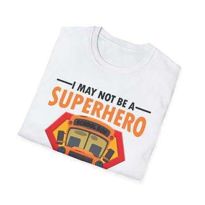 Superhero School Bus Driver Shirt Funny Bus Driver T-Shirt