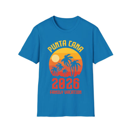 Punta Cana 2026 Family Vacation Vacay Beach Summer Holiday T-Shirt