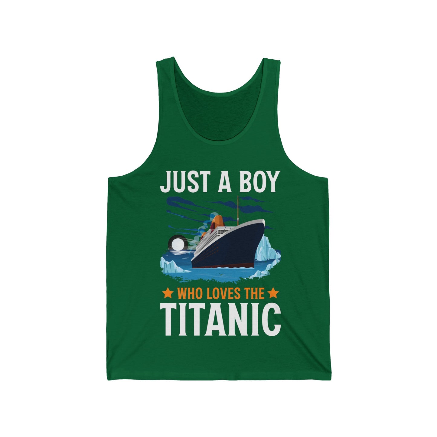 Just A Boy Who Just Loves The Rms Titanic Cruise Ship Tank Top For Men Women Tank Top