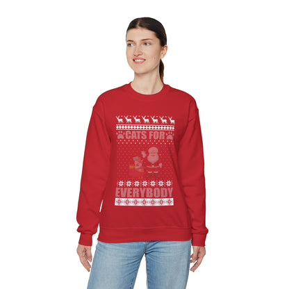 Cats For Everybody Christmas Cute Cat Lover Ugly Sweater Sweatshirt