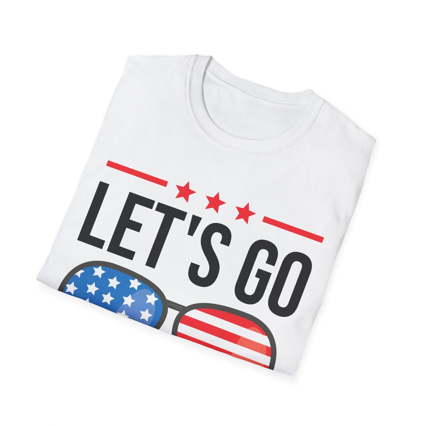 Vintage Old American  Lets Go Brandon Sunglasses T-Shirt Men Women